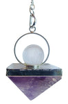 Premium Amethyst Pyramid Pendulum