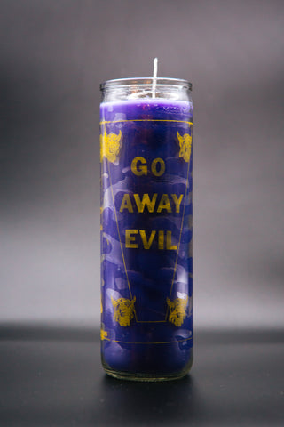 Go Away Evil (Scented Picture Candle)