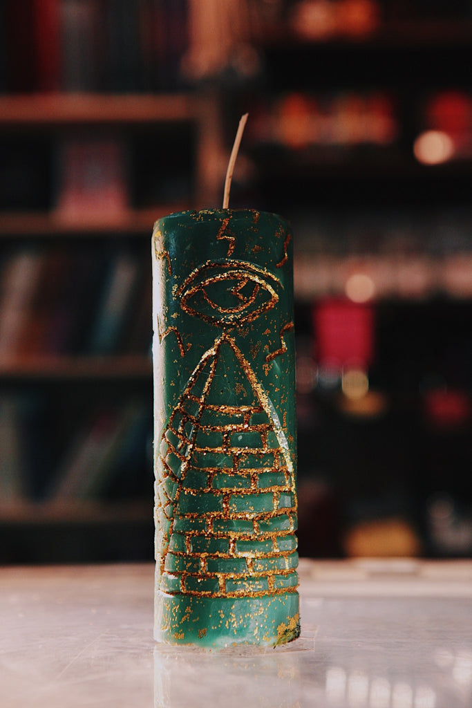 money tree candle Money Pyramid Candle – Enchantments