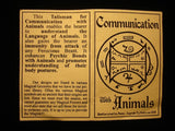Talisman for Communication with Animals